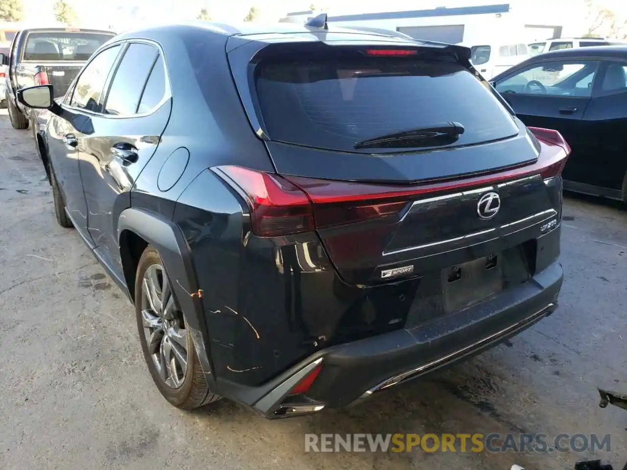 3 Photograph of a damaged car JTHE3JBH5M2036605 LEXUS UX 200 2021