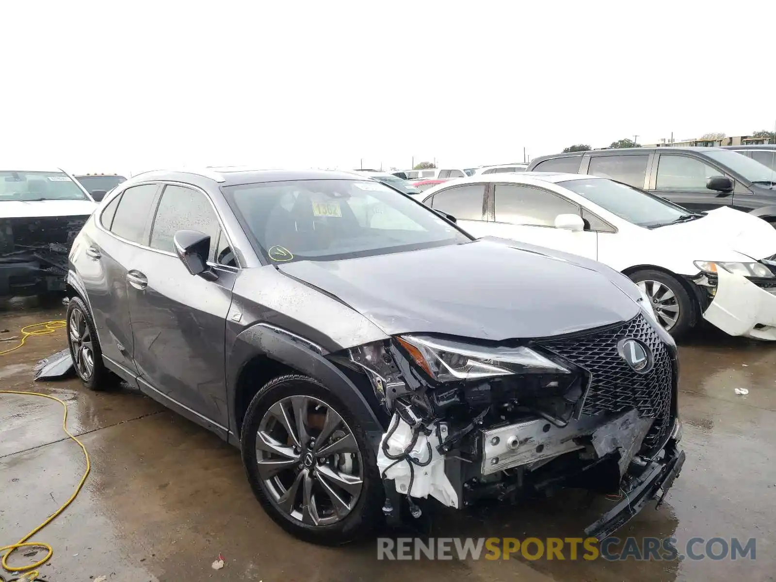 1 Photograph of a damaged car JTHE3JBH6M2033955 LEXUS UX 200 2021