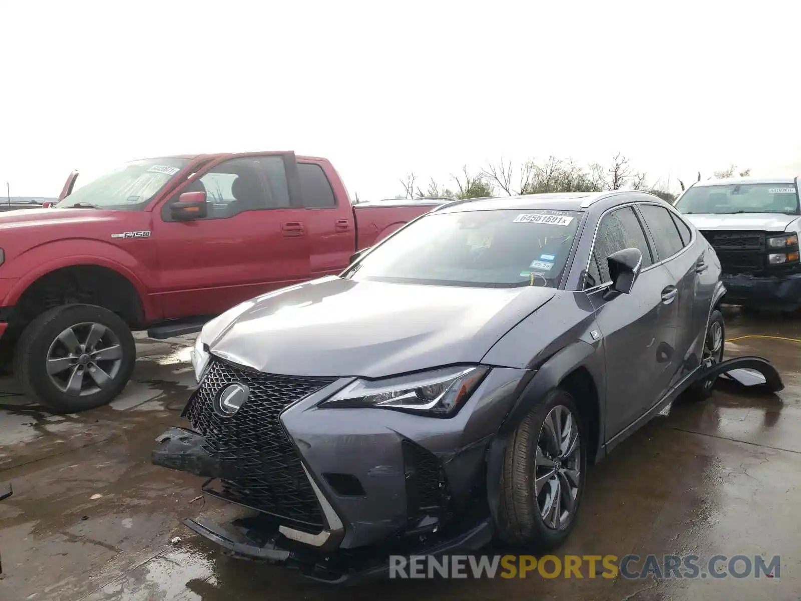 2 Photograph of a damaged car JTHE3JBH6M2033955 LEXUS UX 200 2021