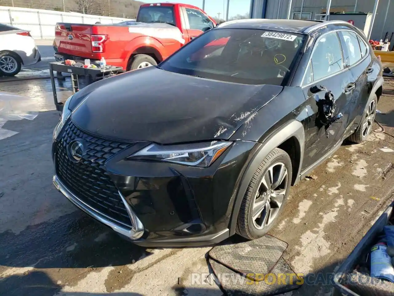 2 Фотография поврежденного автомобиля JTHP3JBH3M2043576 LEXUS UX 200 2021