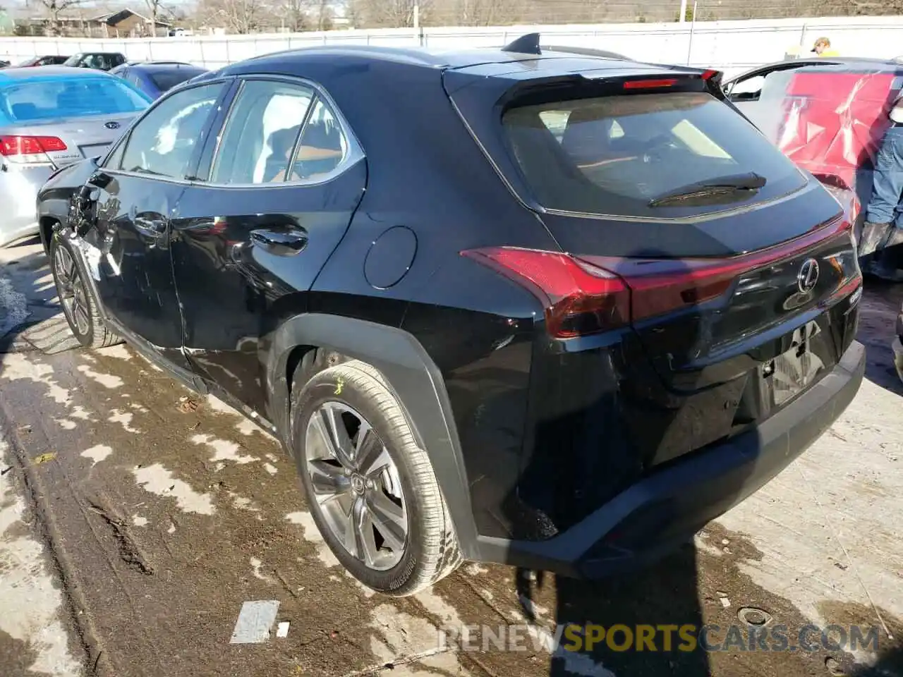 3 Фотография поврежденного автомобиля JTHP3JBH3M2043576 LEXUS UX 200 2021