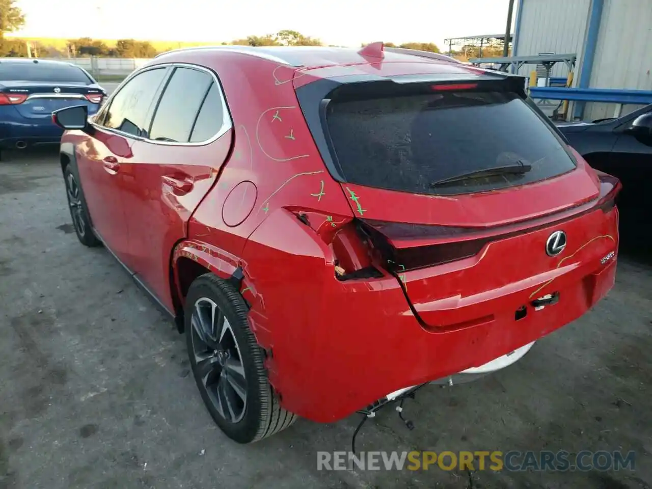 3 Photograph of a damaged car JTHP3JBH4M2034689 LEXUS UX 200 2021