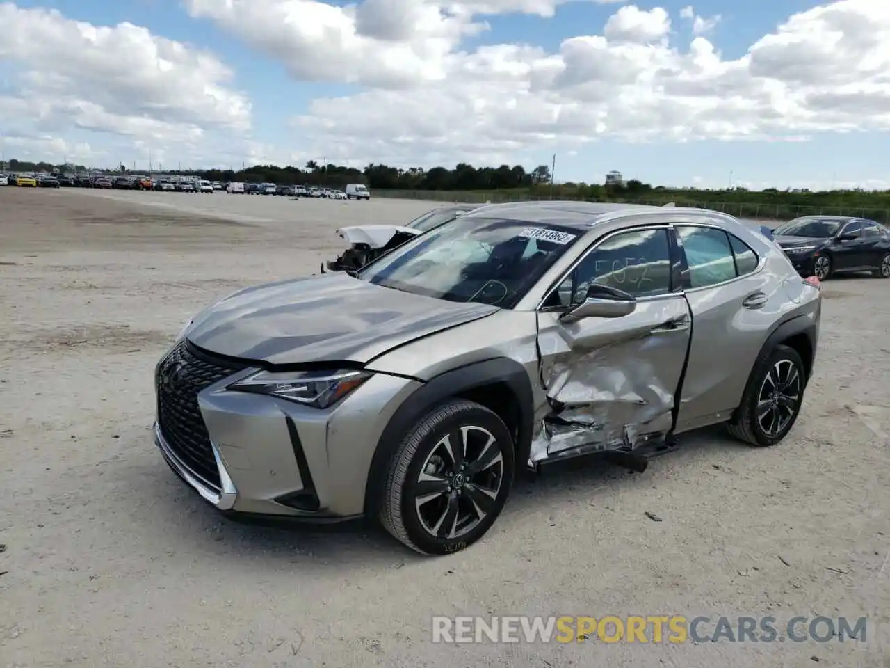 2 Фотография поврежденного автомобиля JTHP3JBH4M2037964 LEXUS UX 200 2021