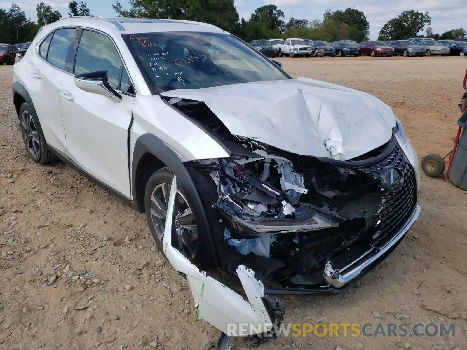 1 Photograph of a damaged car JTHP3JBH9M2032534 LEXUS UX 200 2021