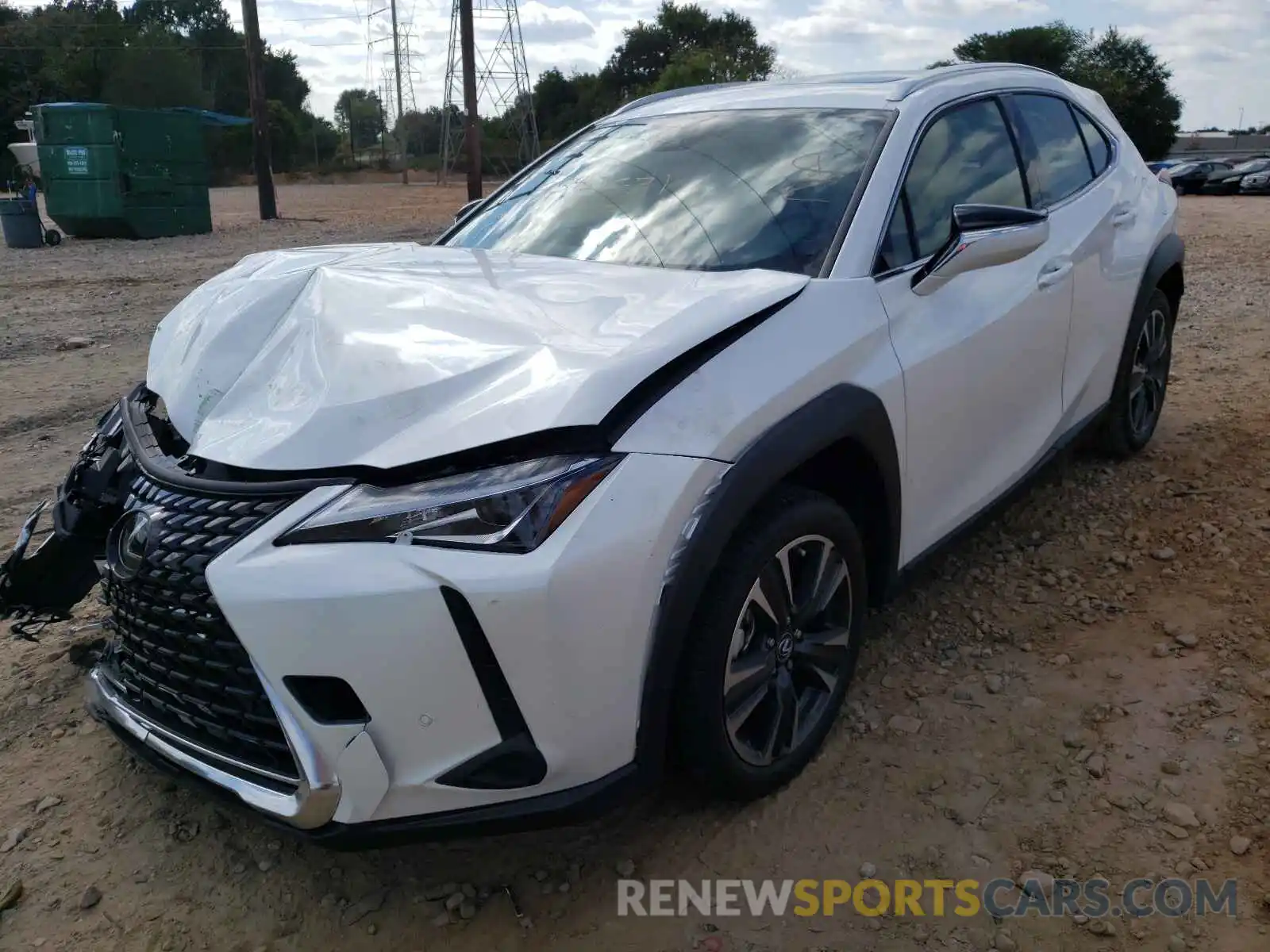 2 Фотография поврежденного автомобиля JTHP3JBH9M2032534 LEXUS UX 200 2021