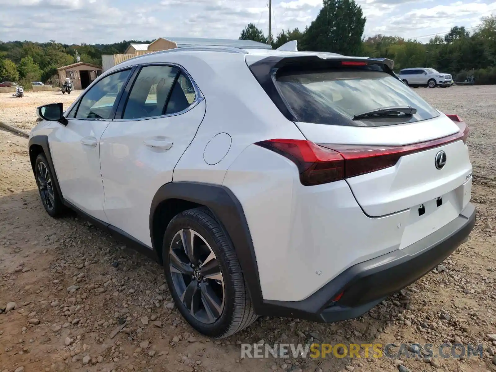 3 Фотография поврежденного автомобиля JTHP3JBH9M2032534 LEXUS UX 200 2021