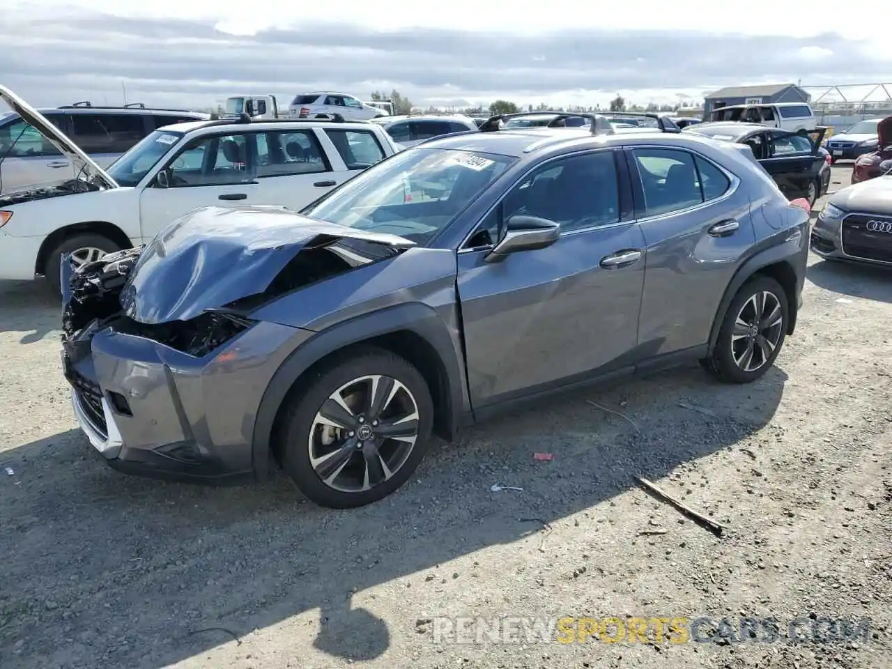 1 Photograph of a damaged car JTHX3JBH0M2037377 LEXUS UX 200 2021