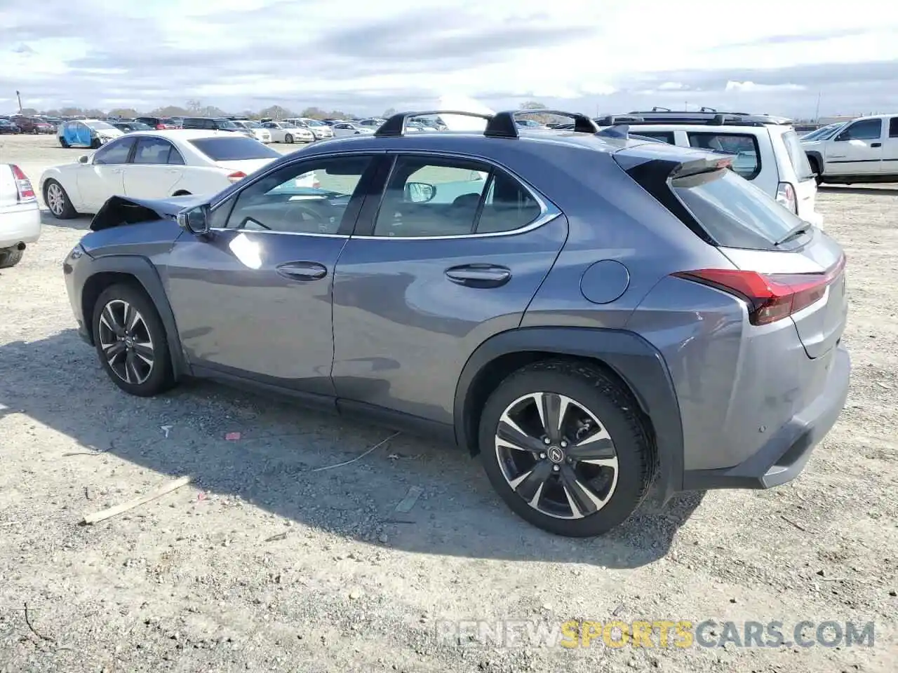 2 Фотография поврежденного автомобиля JTHX3JBH0M2037377 LEXUS UX 200 2021