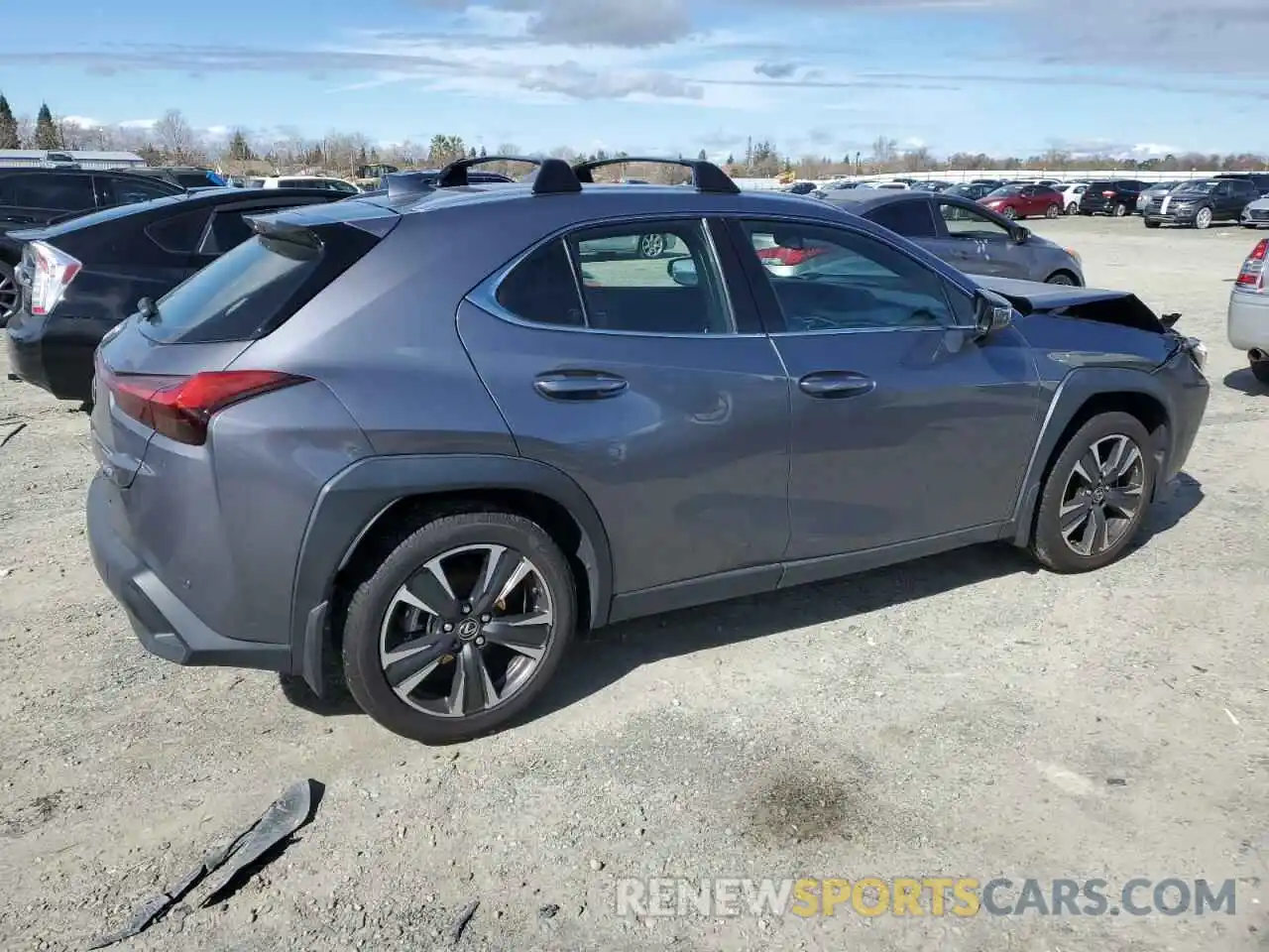 3 Фотография поврежденного автомобиля JTHX3JBH0M2037377 LEXUS UX 200 2021