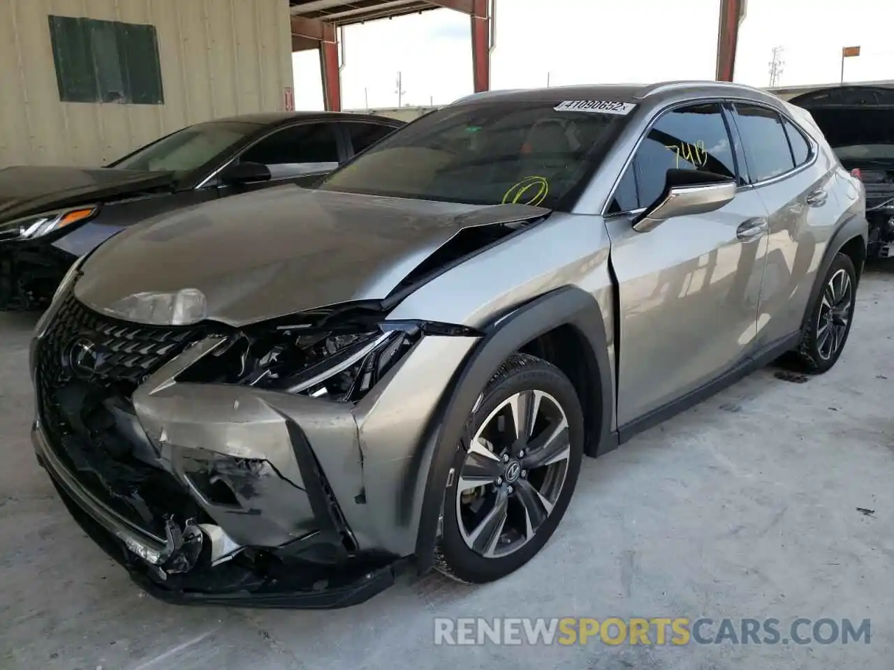 2 Фотография поврежденного автомобиля JTHX3JBH2M2041415 LEXUS UX 200 2021