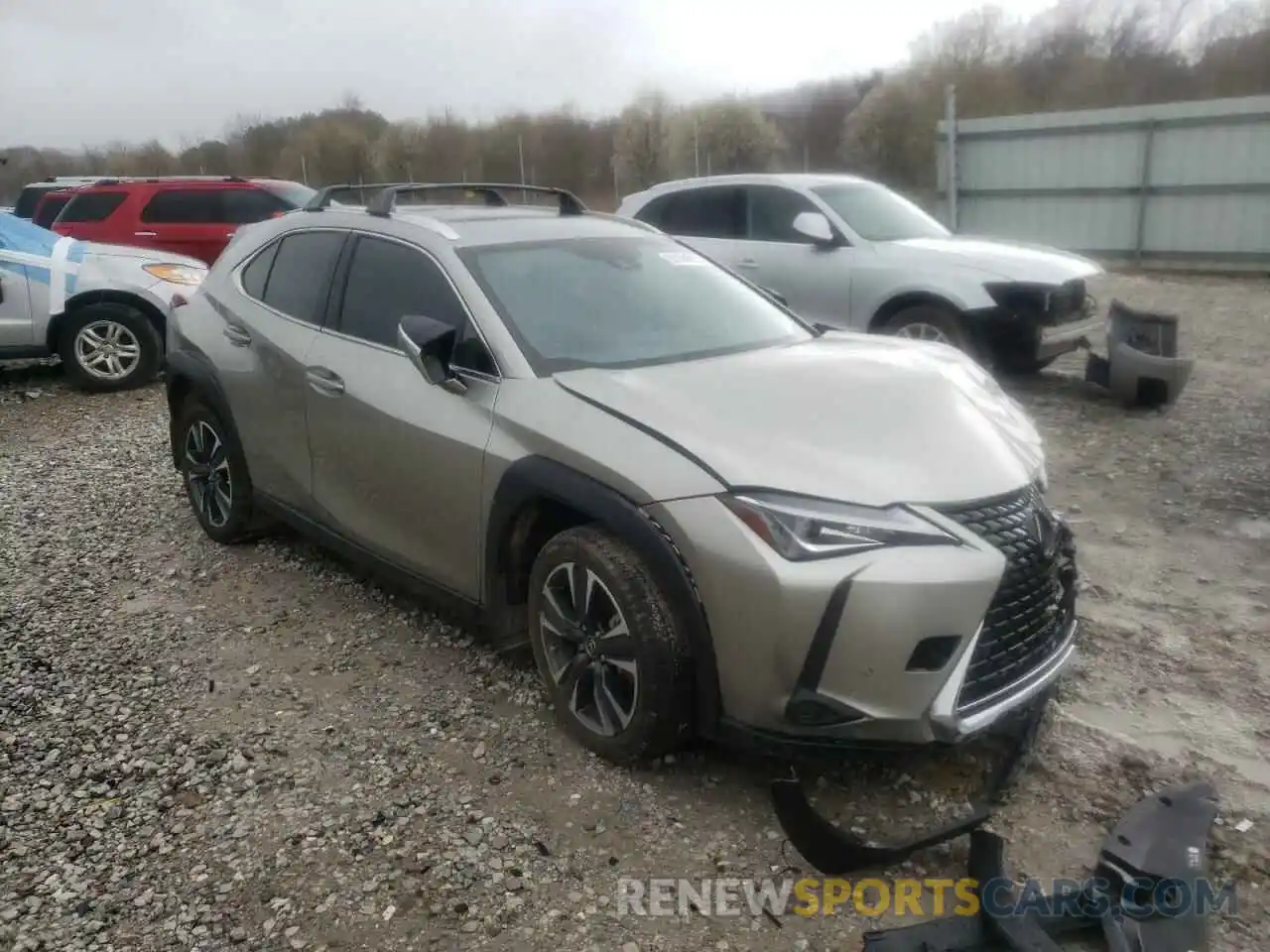 1 Photograph of a damaged car JTHX3JBH2M2045755 LEXUS UX 200 2021