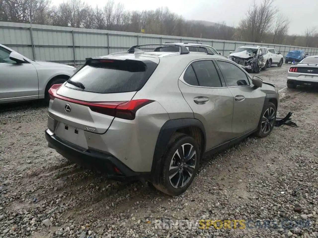 4 Photograph of a damaged car JTHX3JBH2M2045755 LEXUS UX 200 2021