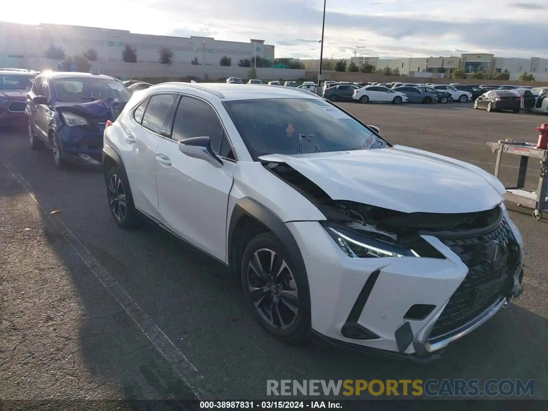 1 Photograph of a damaged car JTHX3JBH3M2035753 LEXUS UX 200 2021