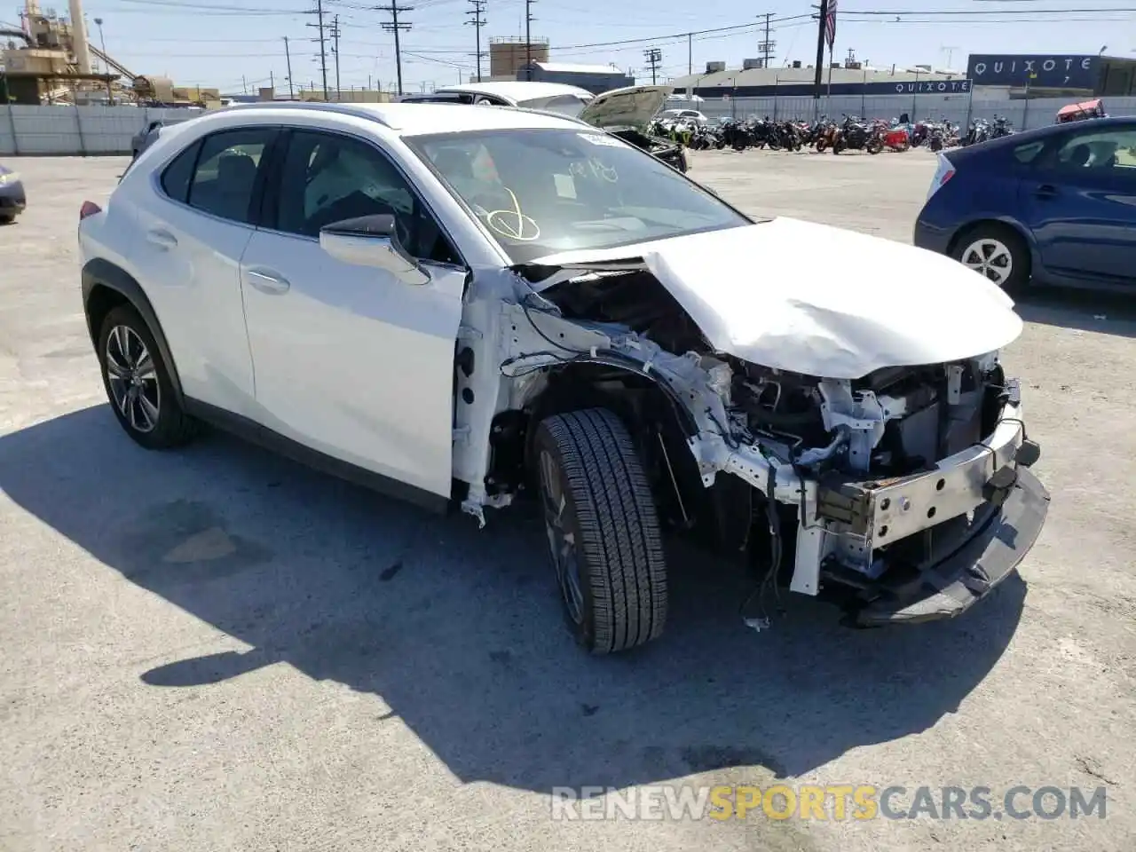 1 Photograph of a damaged car JTHX3JBH3M2042198 LEXUS UX 200 2021