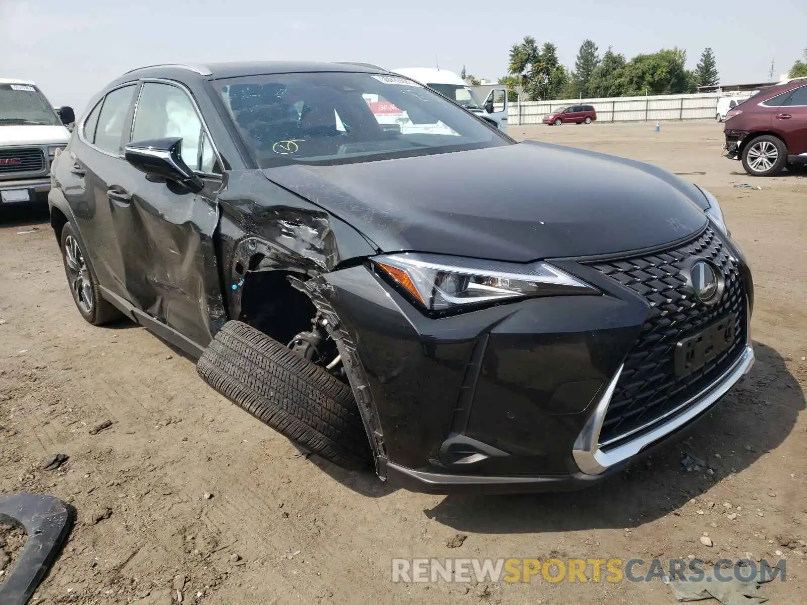 1 Photograph of a damaged car JTHX3JBH5M2036015 LEXUS UX 200 2021