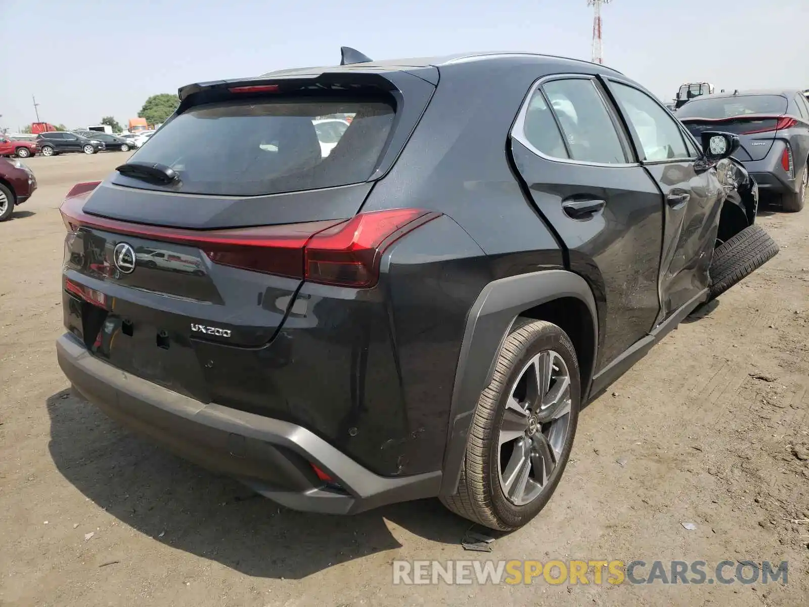 4 Фотография поврежденного автомобиля JTHX3JBH5M2036015 LEXUS UX 200 2021