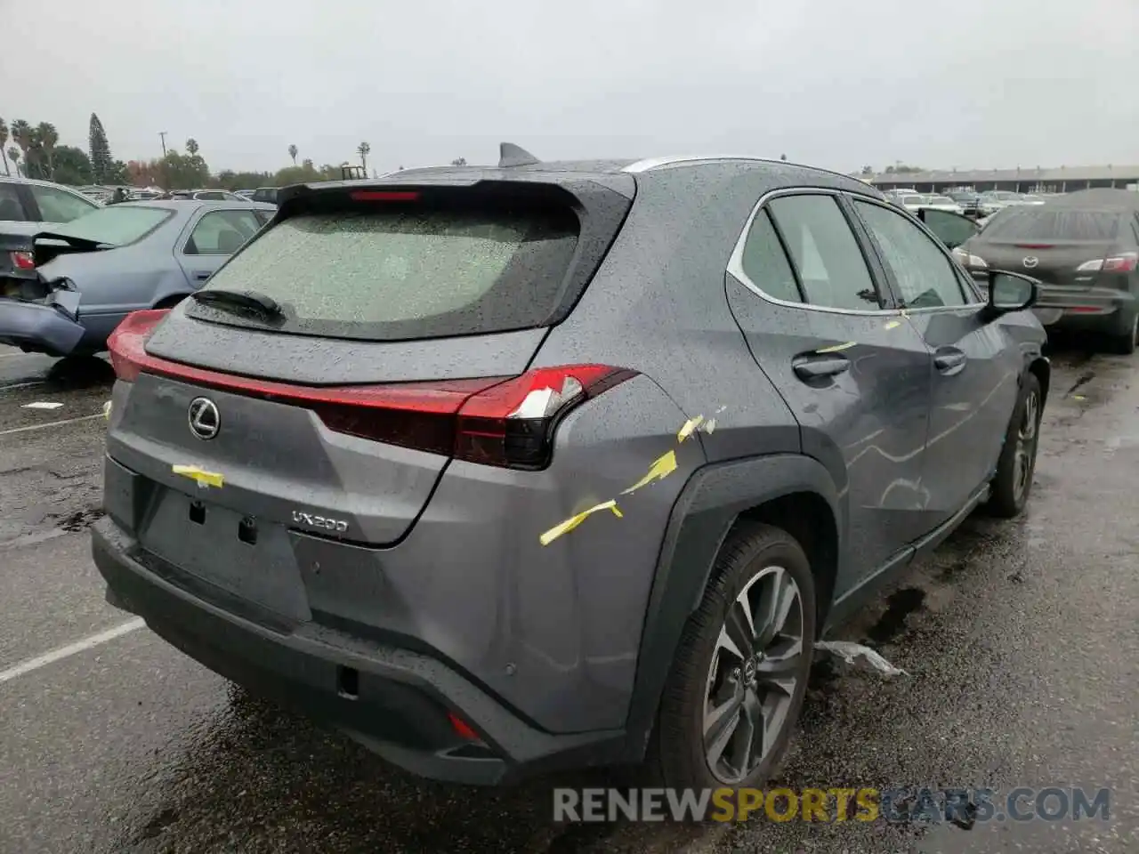 4 Photograph of a damaged car JTHX3JBH6M2032099 LEXUS UX 200 2021