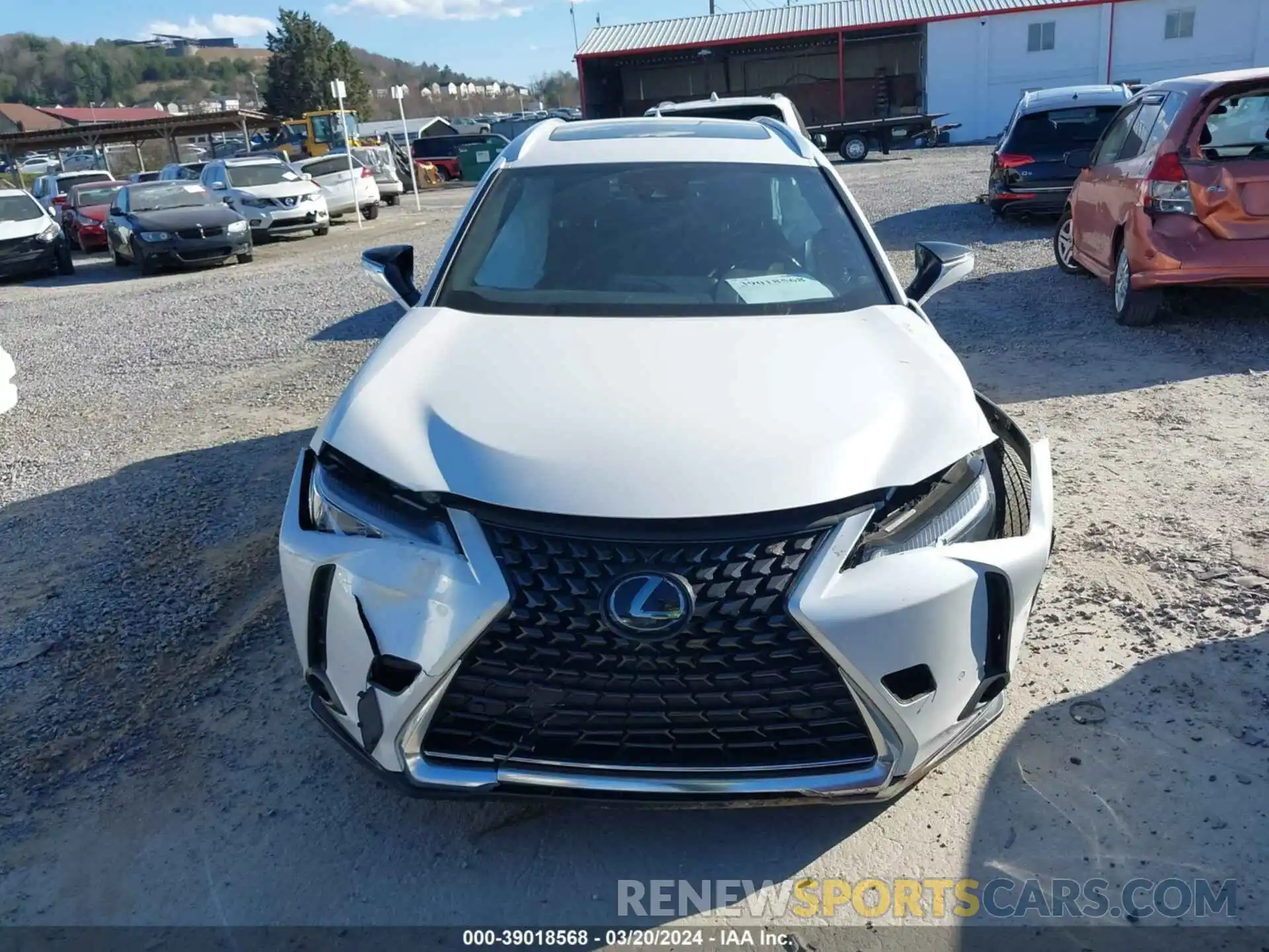 11 Photograph of a damaged car JTHX3JBH6M2039103 LEXUS UX 200 2021