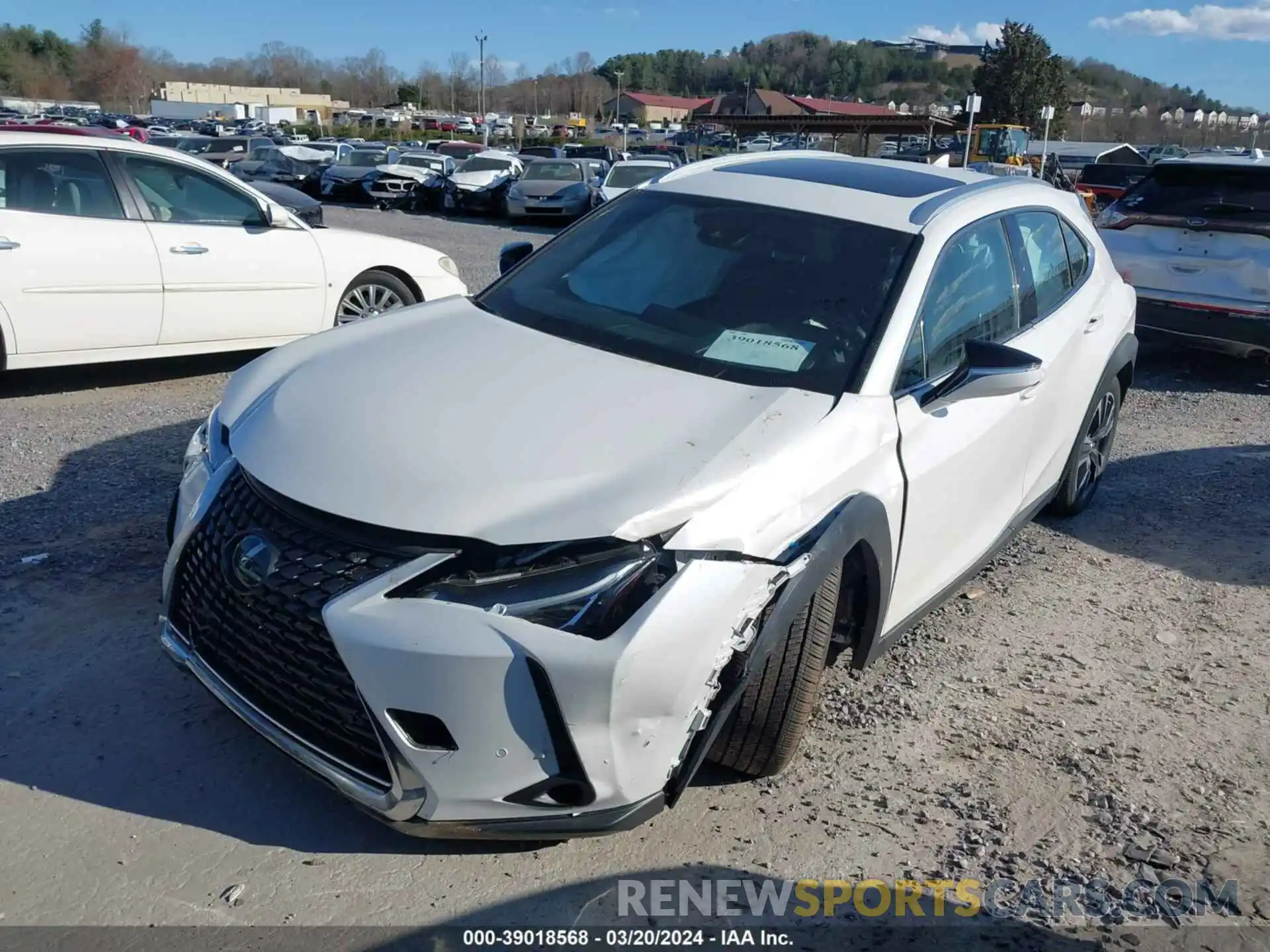 2 Фотография поврежденного автомобиля JTHX3JBH6M2039103 LEXUS UX 200 2021