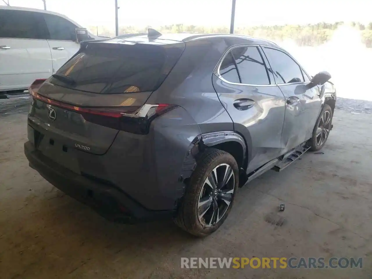 4 Фотография поврежденного автомобиля JTHX3JBH7M2032466 LEXUS UX 200 2021