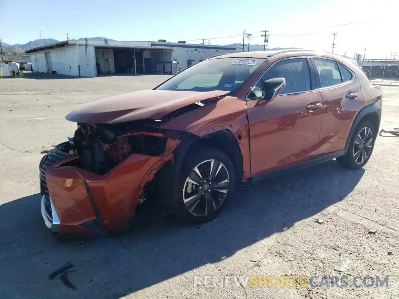 2 Photograph of a damaged car JTHX3JBH7M2039952 LEXUS UX 200 2021