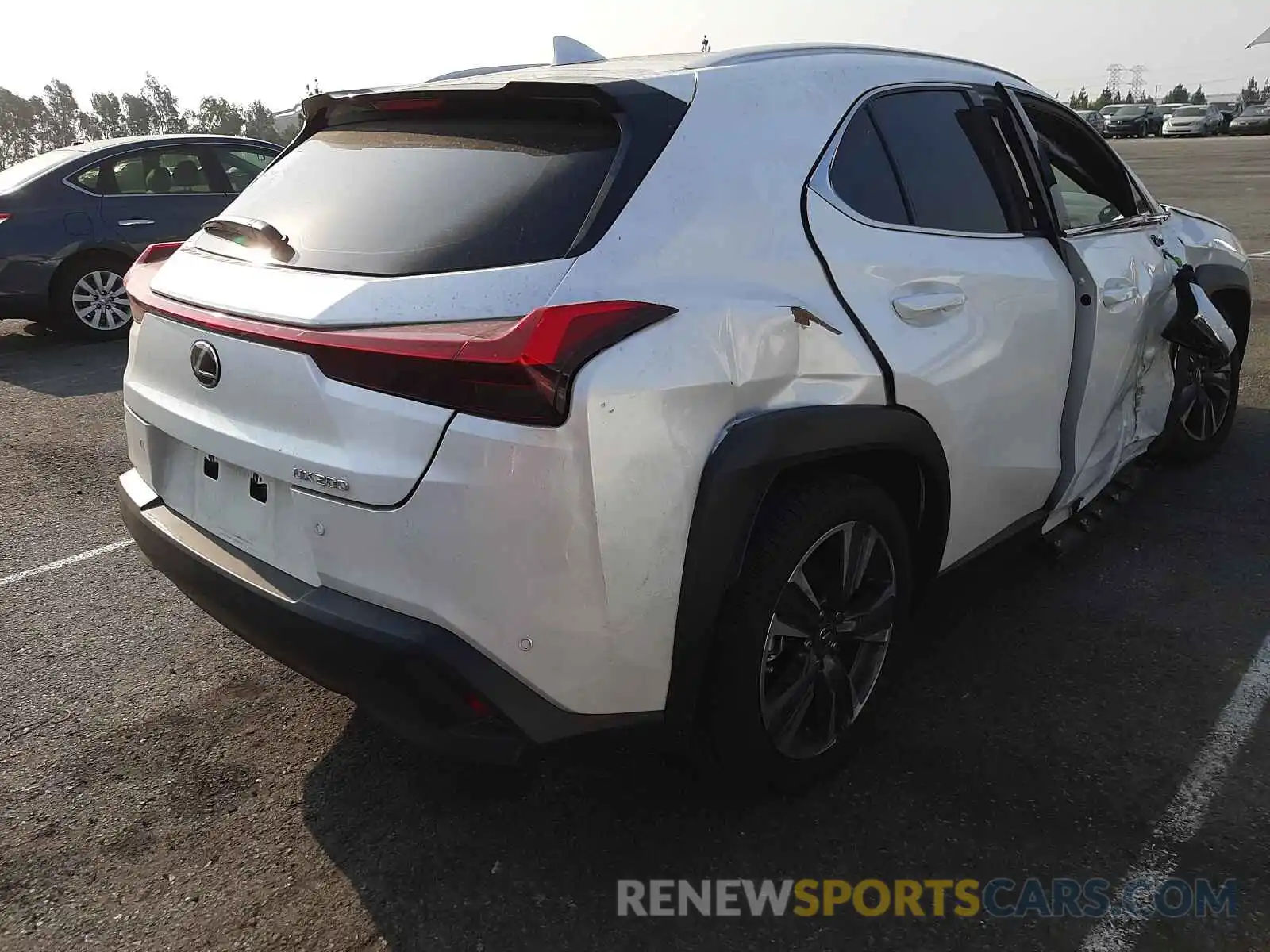 4 Фотография поврежденного автомобиля JTHX3JBH8M2031777 LEXUS UX 200 2021