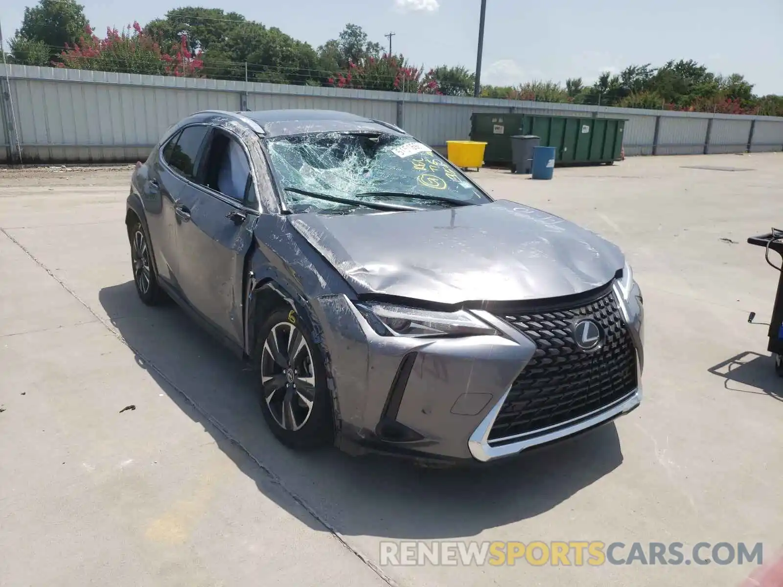 1 Фотография поврежденного автомобиля JTHX3JBH8M2032136 LEXUS UX 200 2021