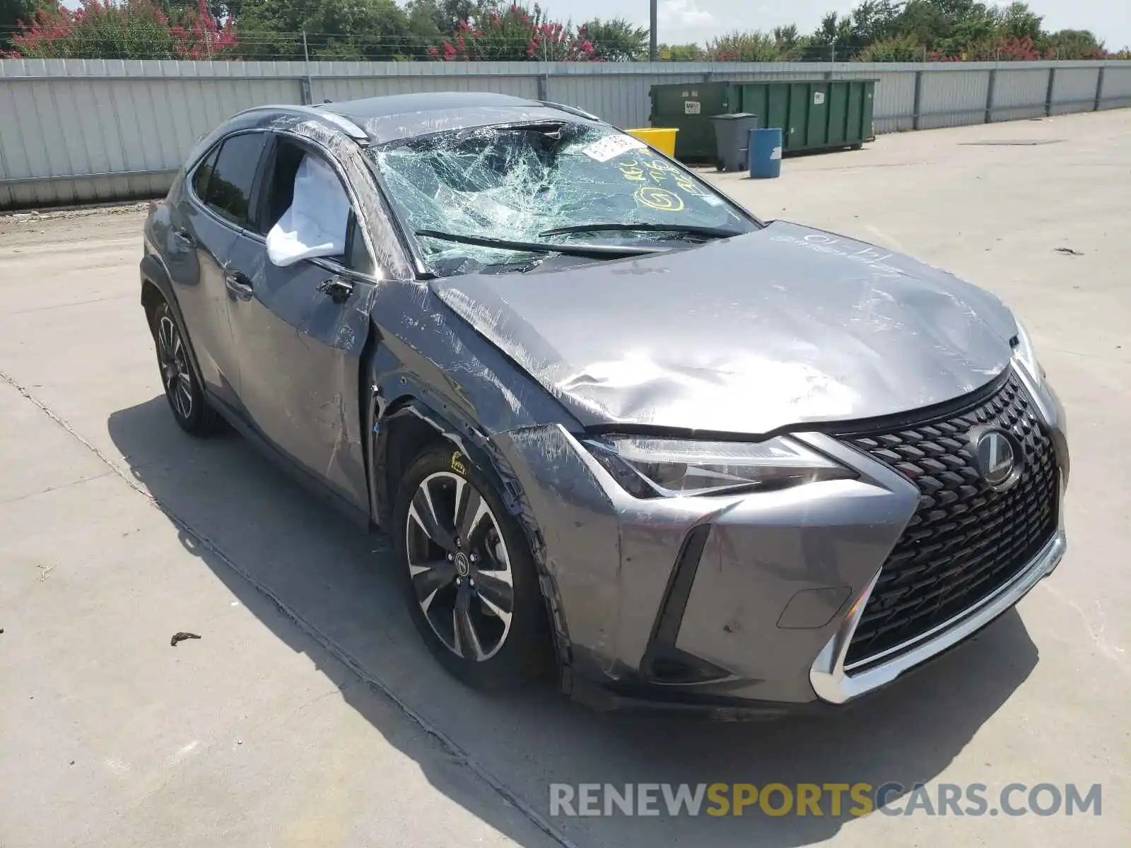 9 Фотография поврежденного автомобиля JTHX3JBH8M2032136 LEXUS UX 200 2021