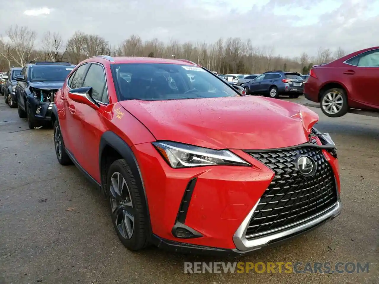 1 Фотография поврежденного автомобиля JTHX3JBH8M2036185 LEXUS UX 200 2021