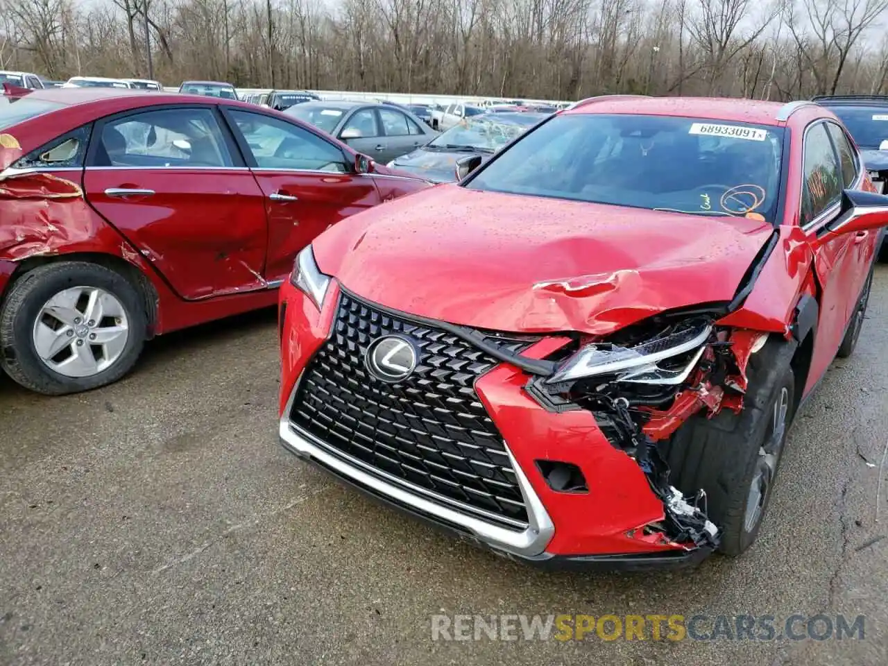 9 Photograph of a damaged car JTHX3JBH8M2036185 LEXUS UX 200 2021