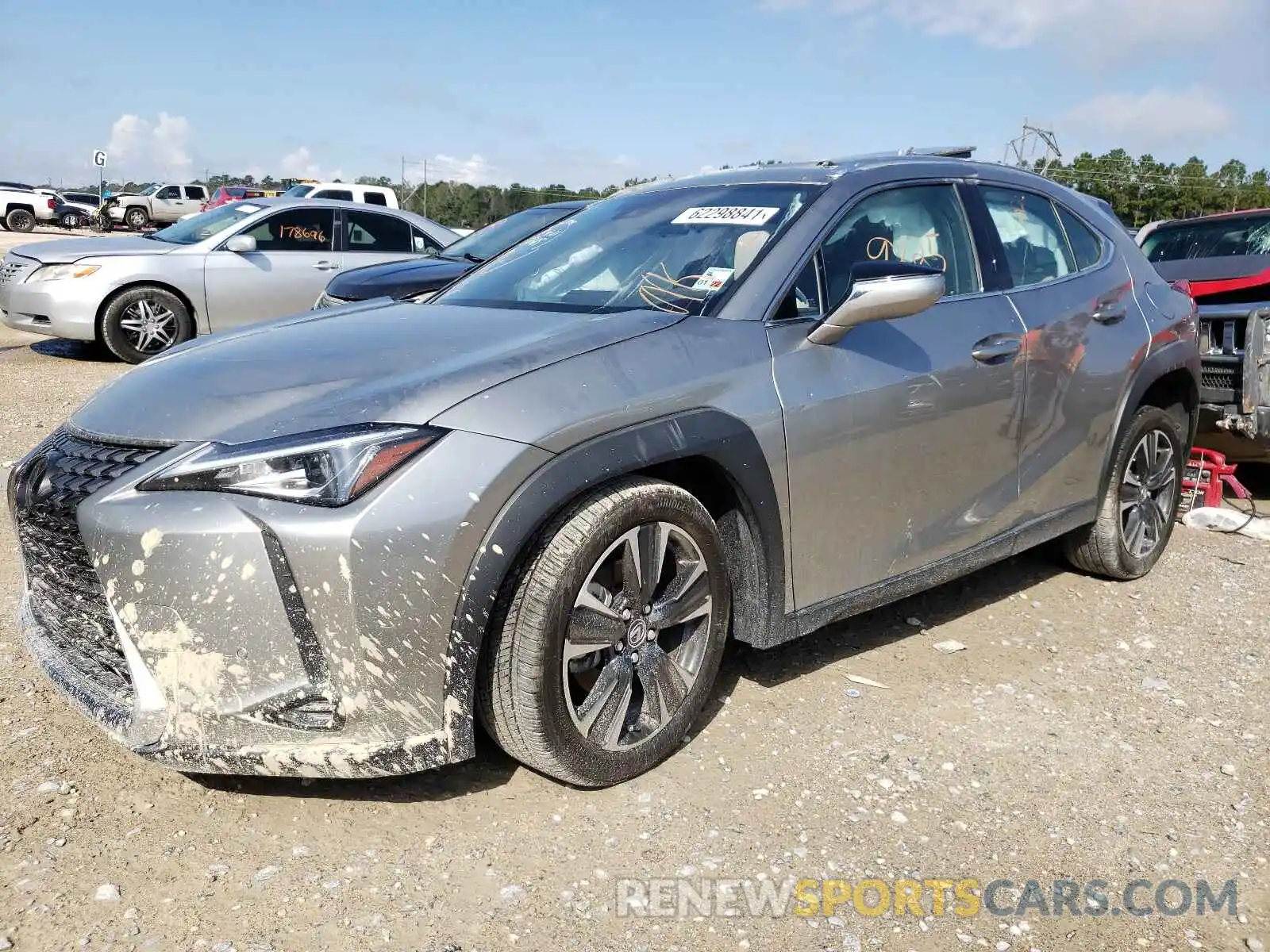 2 Фотография поврежденного автомобиля JTHX3JBH9M2032615 LEXUS UX 200 2021