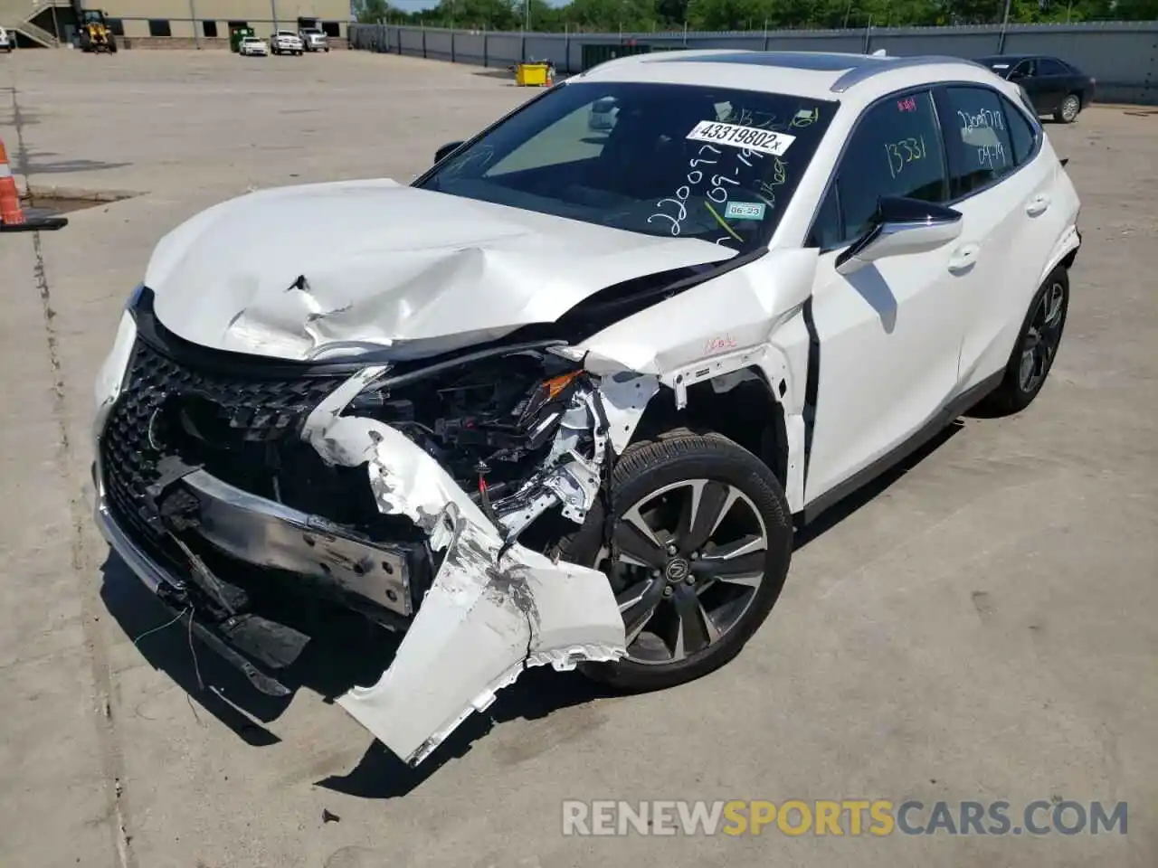 2 Photograph of a damaged car JTHX3JBH9M2037264 LEXUS UX 200 2021