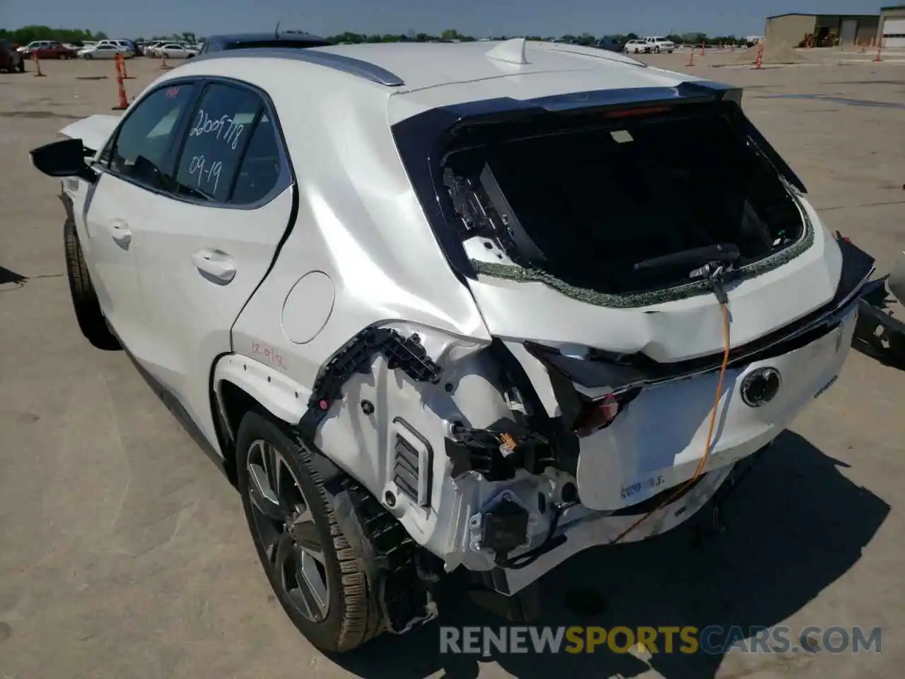 3 Photograph of a damaged car JTHX3JBH9M2037264 LEXUS UX 200 2021