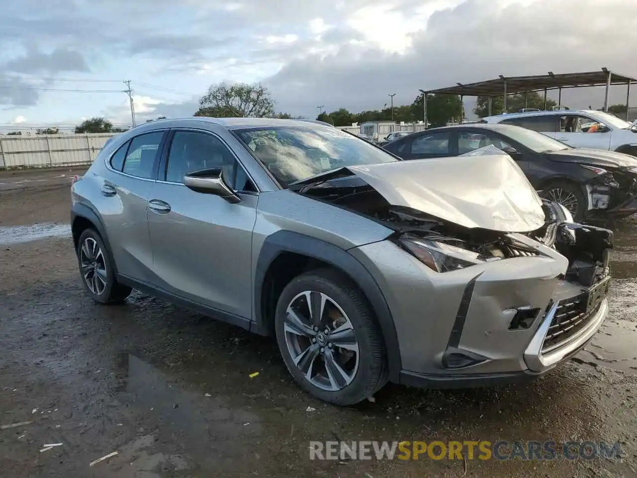 4 Photograph of a damaged car JTHX3JBH9M2043744 LEXUS UX 200 2021