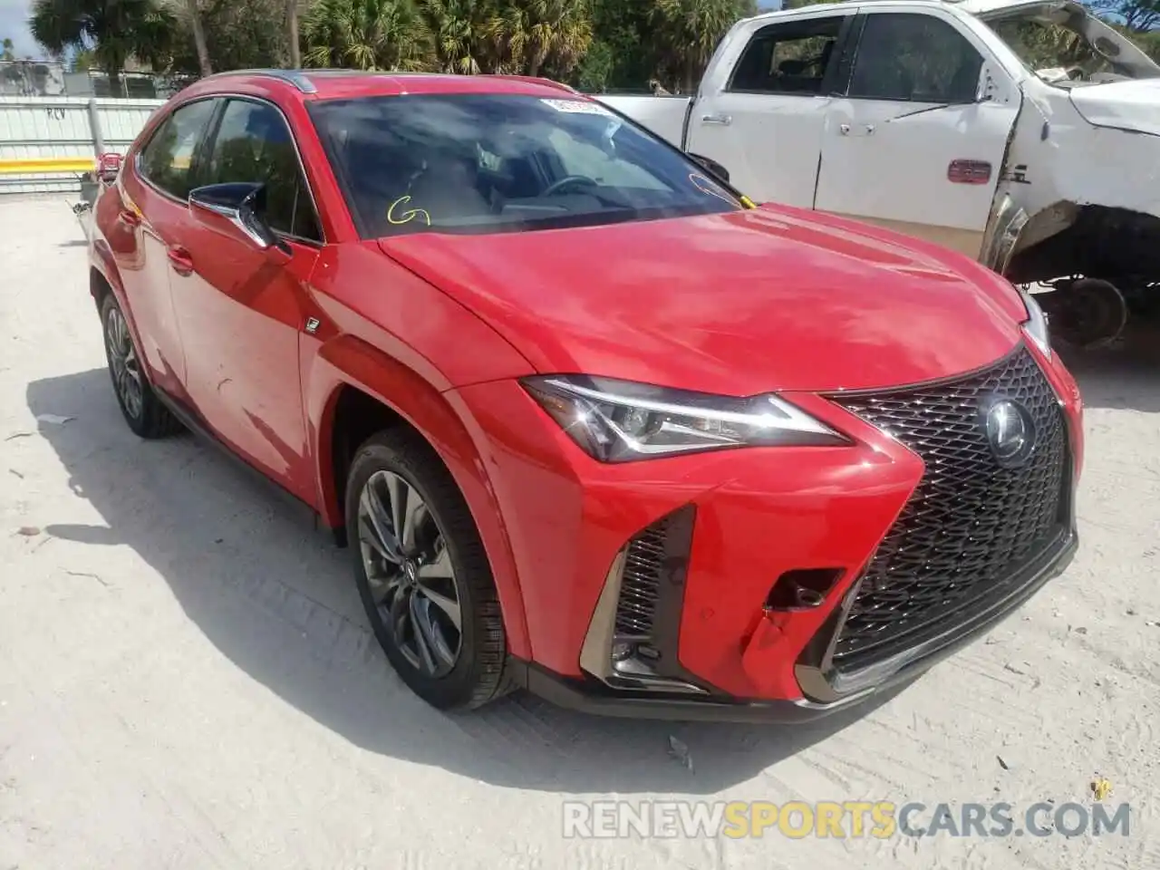 1 Фотография поврежденного автомобиля JTHE3JBH5N2046052 LEXUS UX 200 BAS 2022