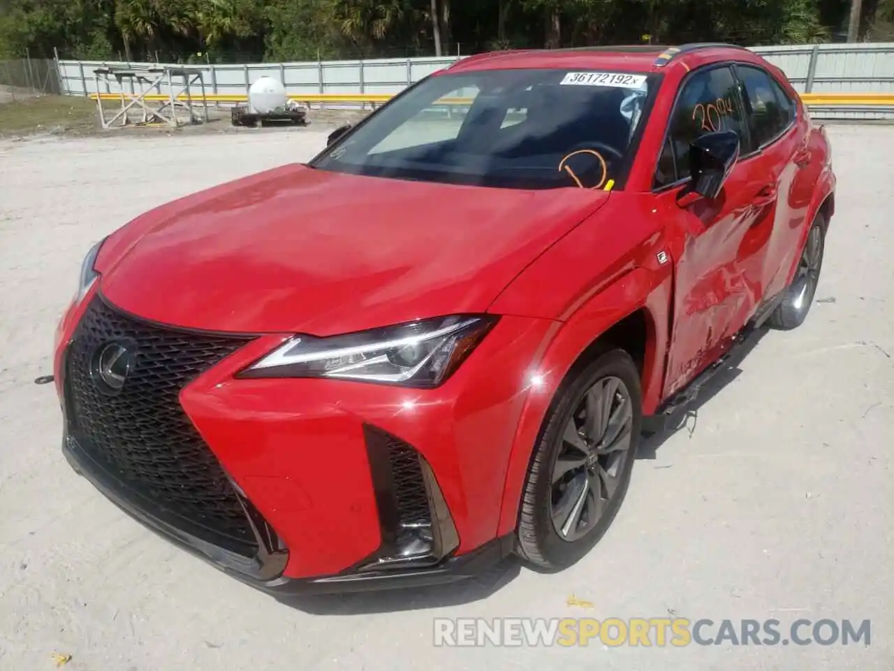 2 Фотография поврежденного автомобиля JTHE3JBH5N2046052 LEXUS UX 200 BAS 2022