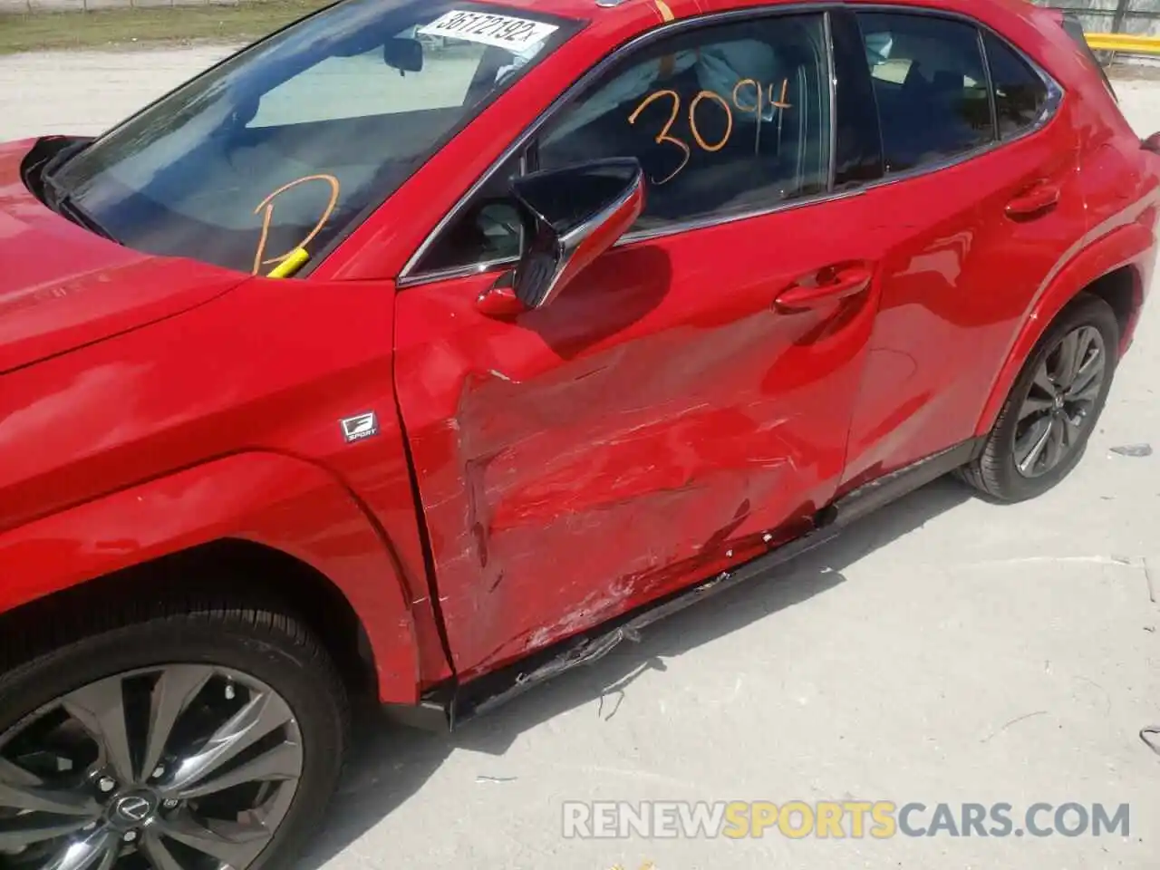 9 Photograph of a damaged car JTHE3JBH5N2046052 LEXUS UX 200 BAS 2022