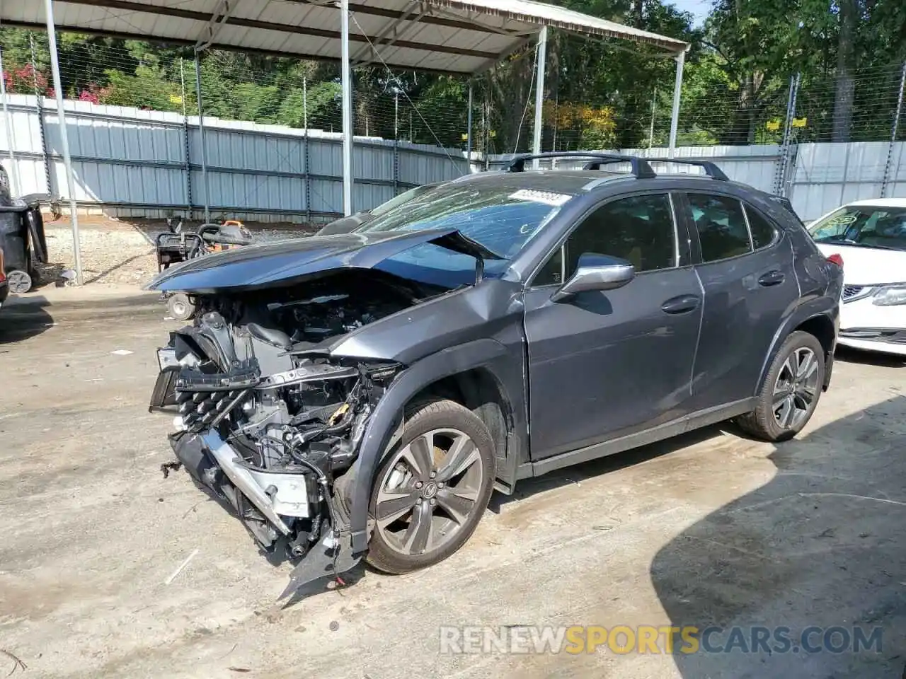 1 Photograph of a damaged car JTHP3JBH3N2047063 LEXUS UX 200 BAS 2022