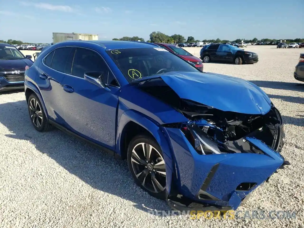 1 Photograph of a damaged car JTHP3JBH9N2050159 LEXUS UX 200 BAS 2022