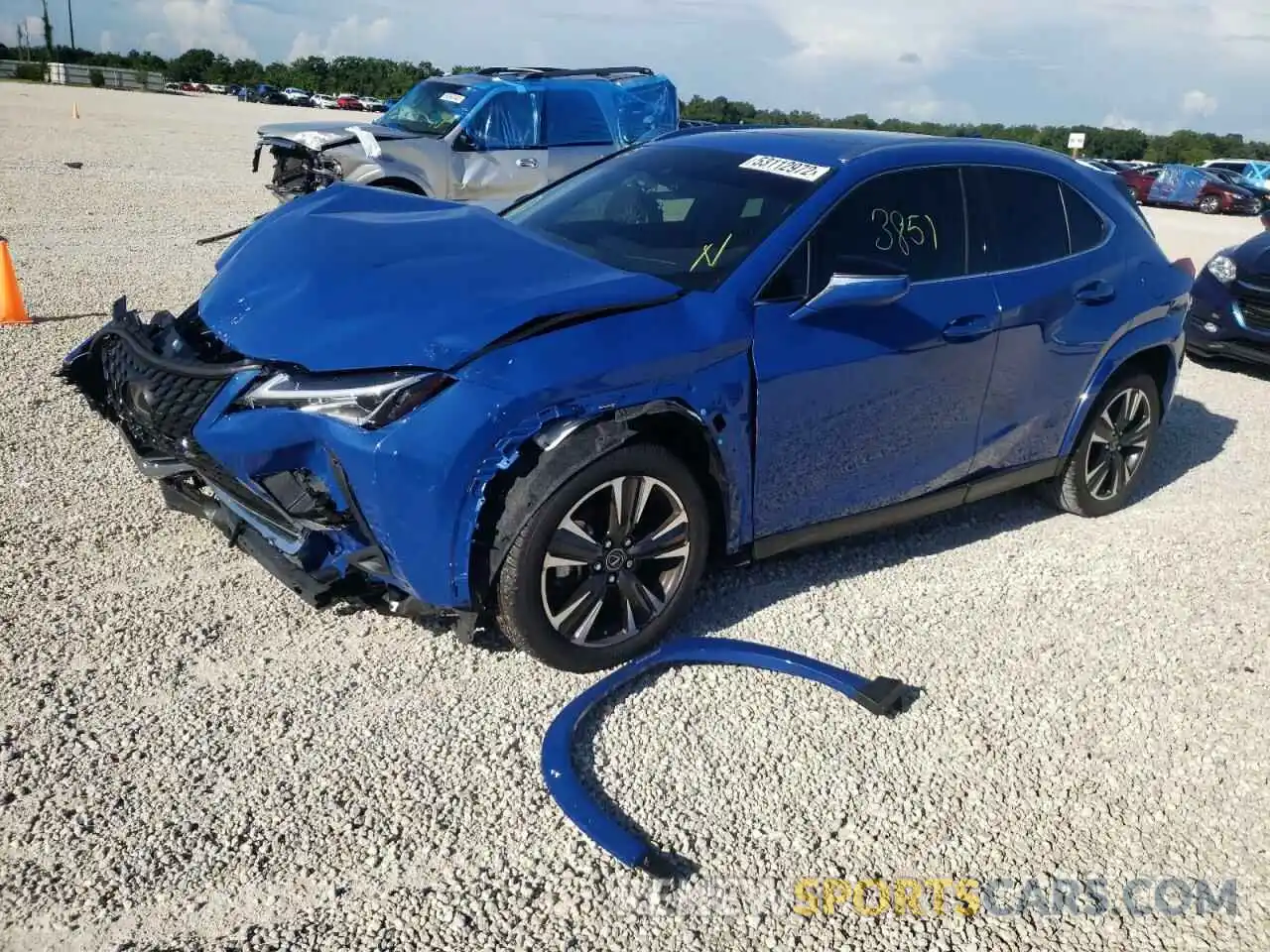 2 Photograph of a damaged car JTHP3JBH9N2050159 LEXUS UX 200 BAS 2022