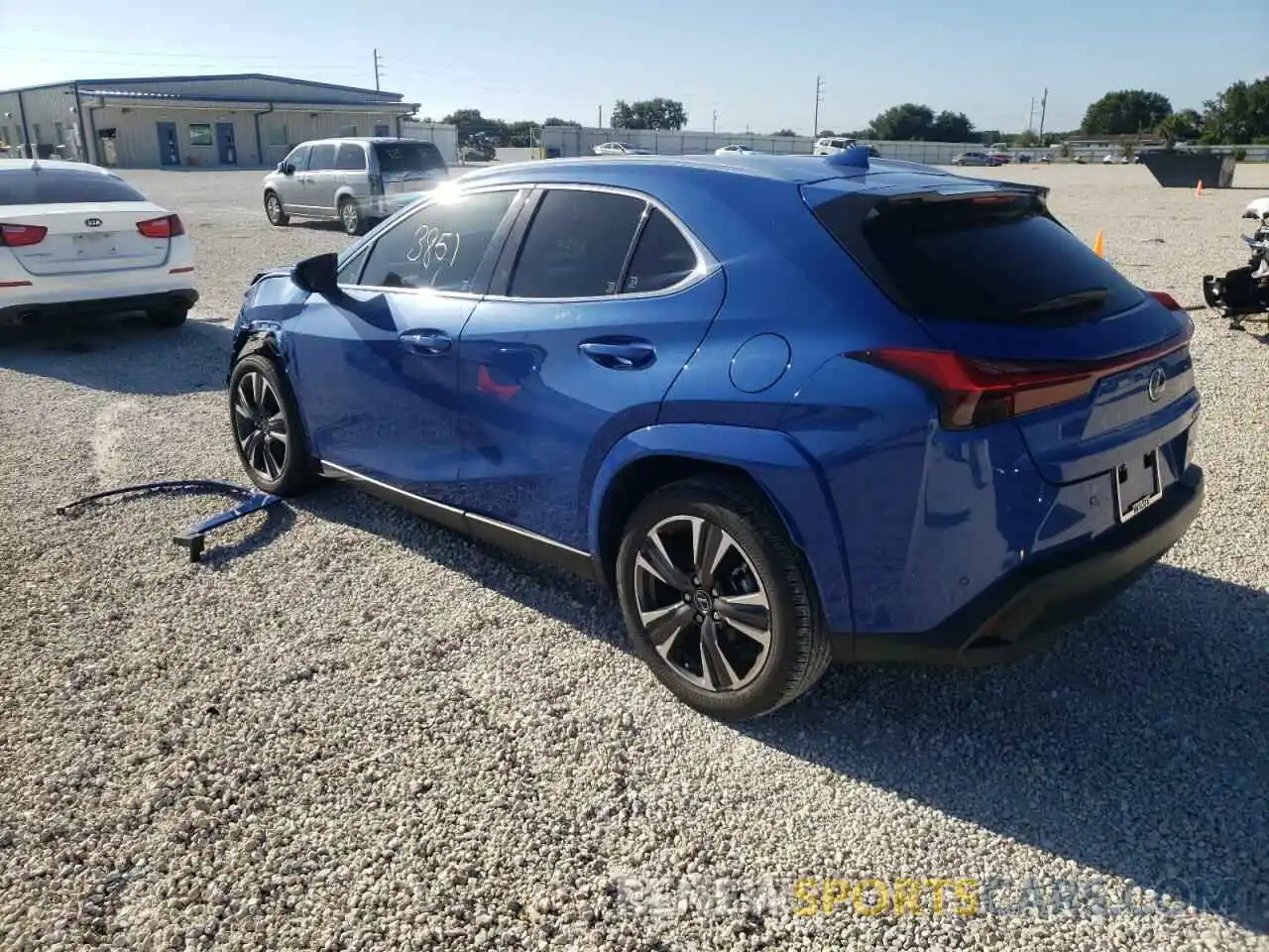 3 Photograph of a damaged car JTHP3JBH9N2050159 LEXUS UX 200 BAS 2022