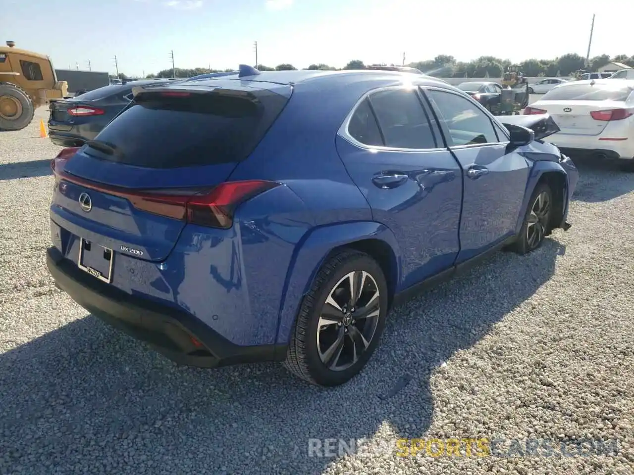 4 Photograph of a damaged car JTHP3JBH9N2050159 LEXUS UX 200 BAS 2022