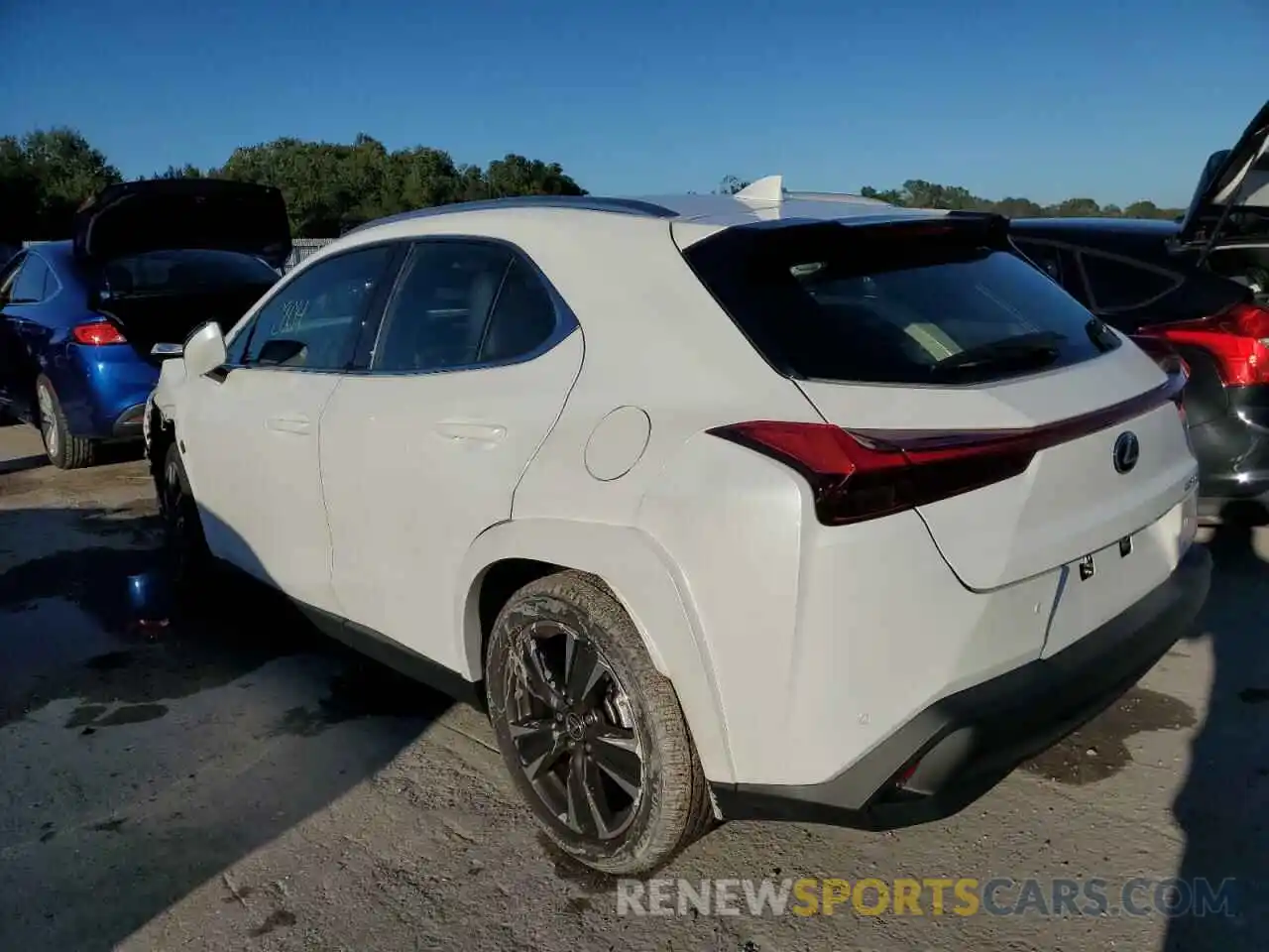 3 Photograph of a damaged car JTHP3JBHXN2052924 LEXUS UX 200 BAS 2022