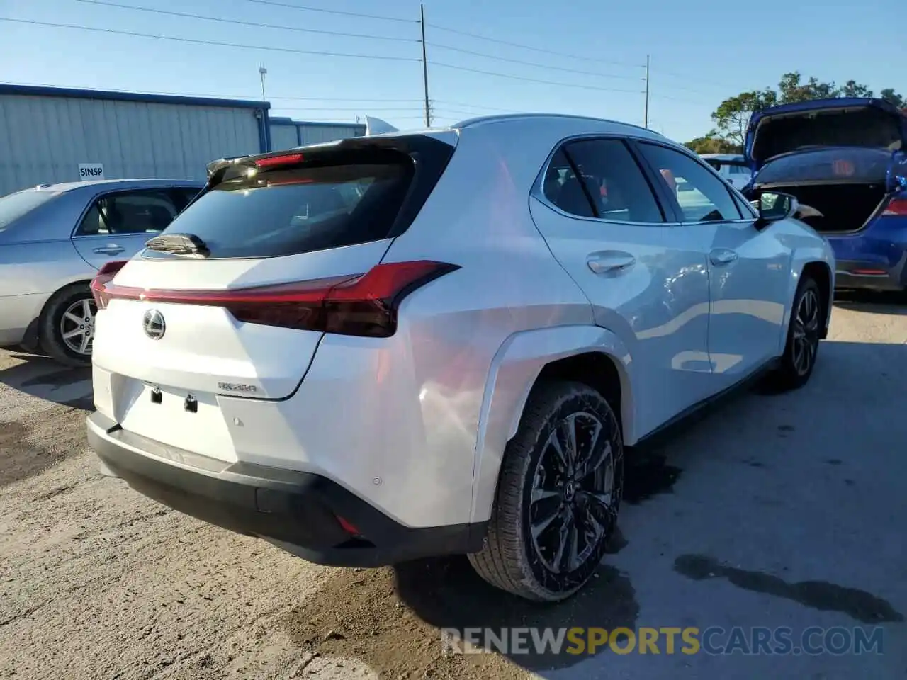 4 Photograph of a damaged car JTHP3JBHXN2052924 LEXUS UX 200 BAS 2022