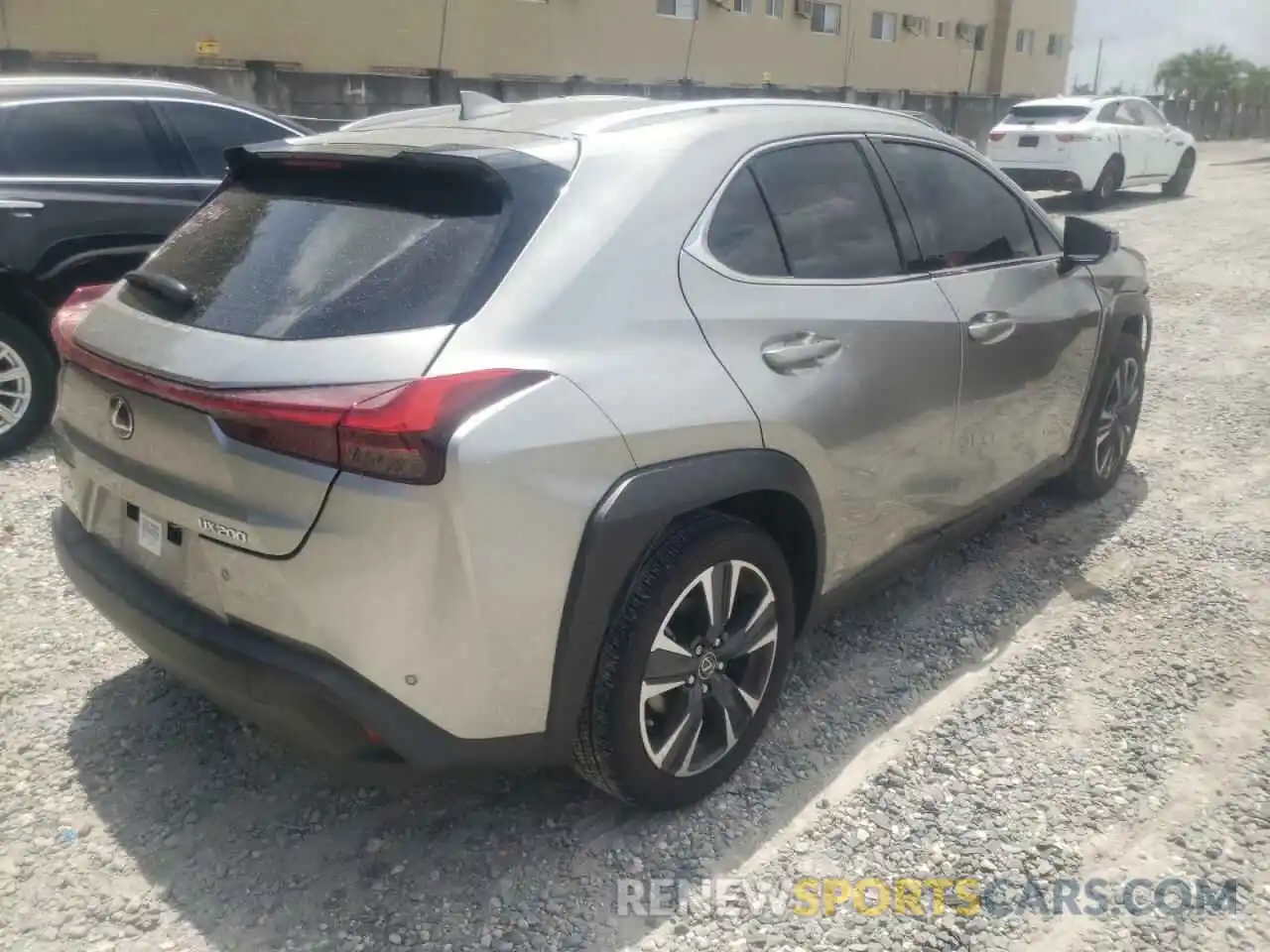 4 Фотография поврежденного автомобиля JTHX3JBH0N2046744 LEXUS UX 200 BAS 2022