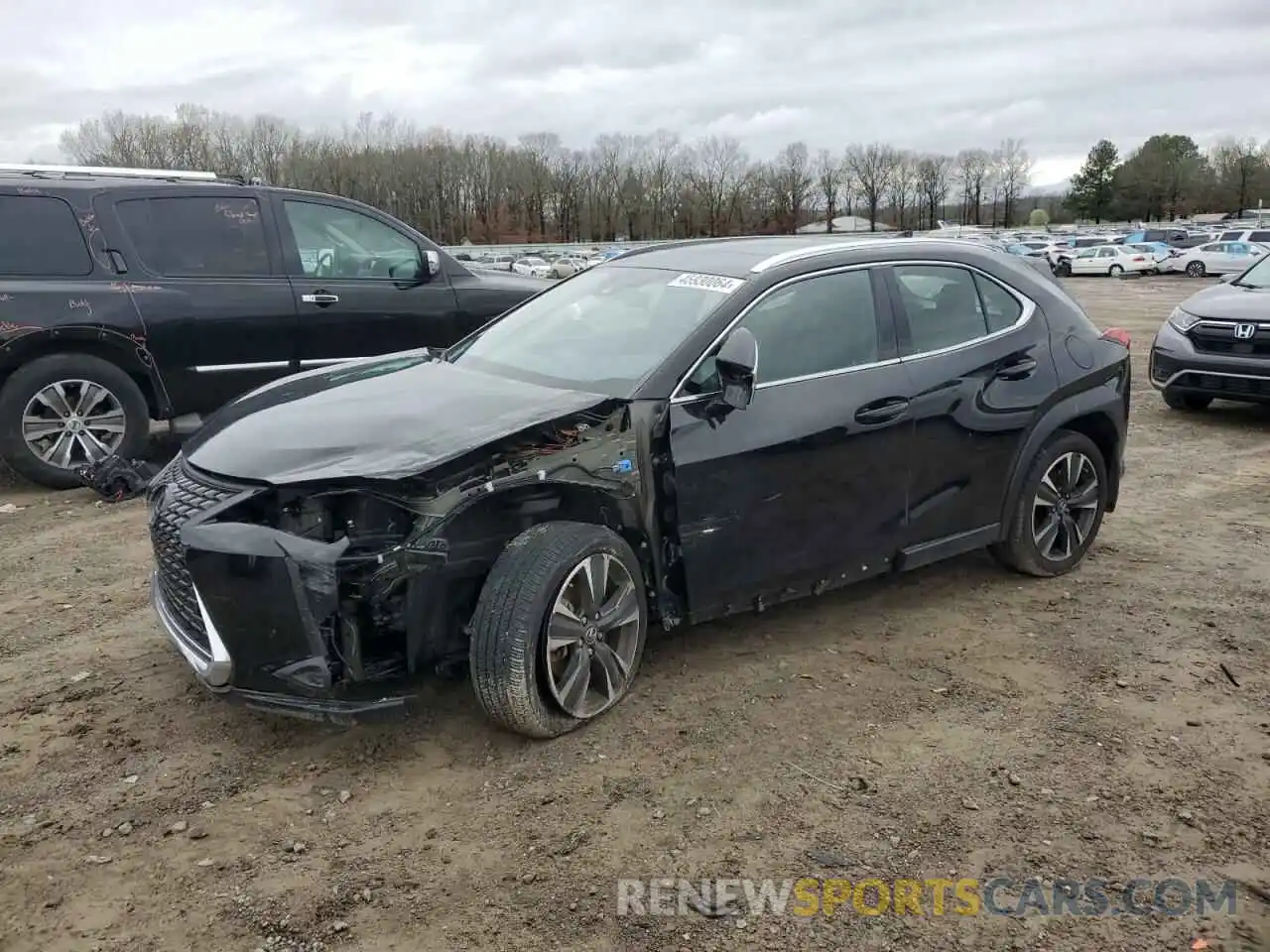 1 Photograph of a damaged car JTHX3JBH4N2056385 LEXUS UX 200 BAS 2022