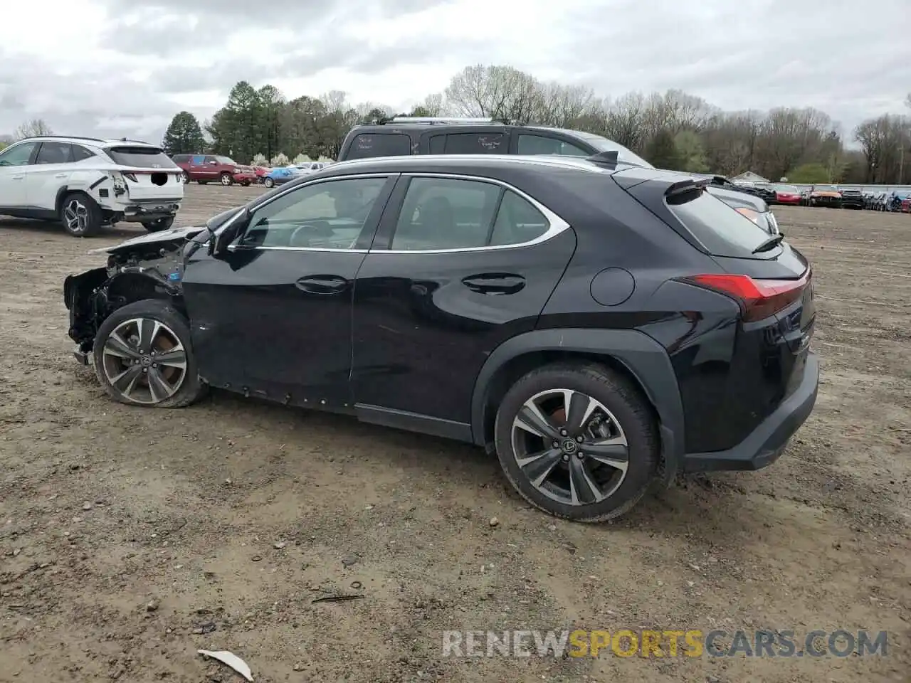 2 Photograph of a damaged car JTHX3JBH4N2056385 LEXUS UX 200 BAS 2022