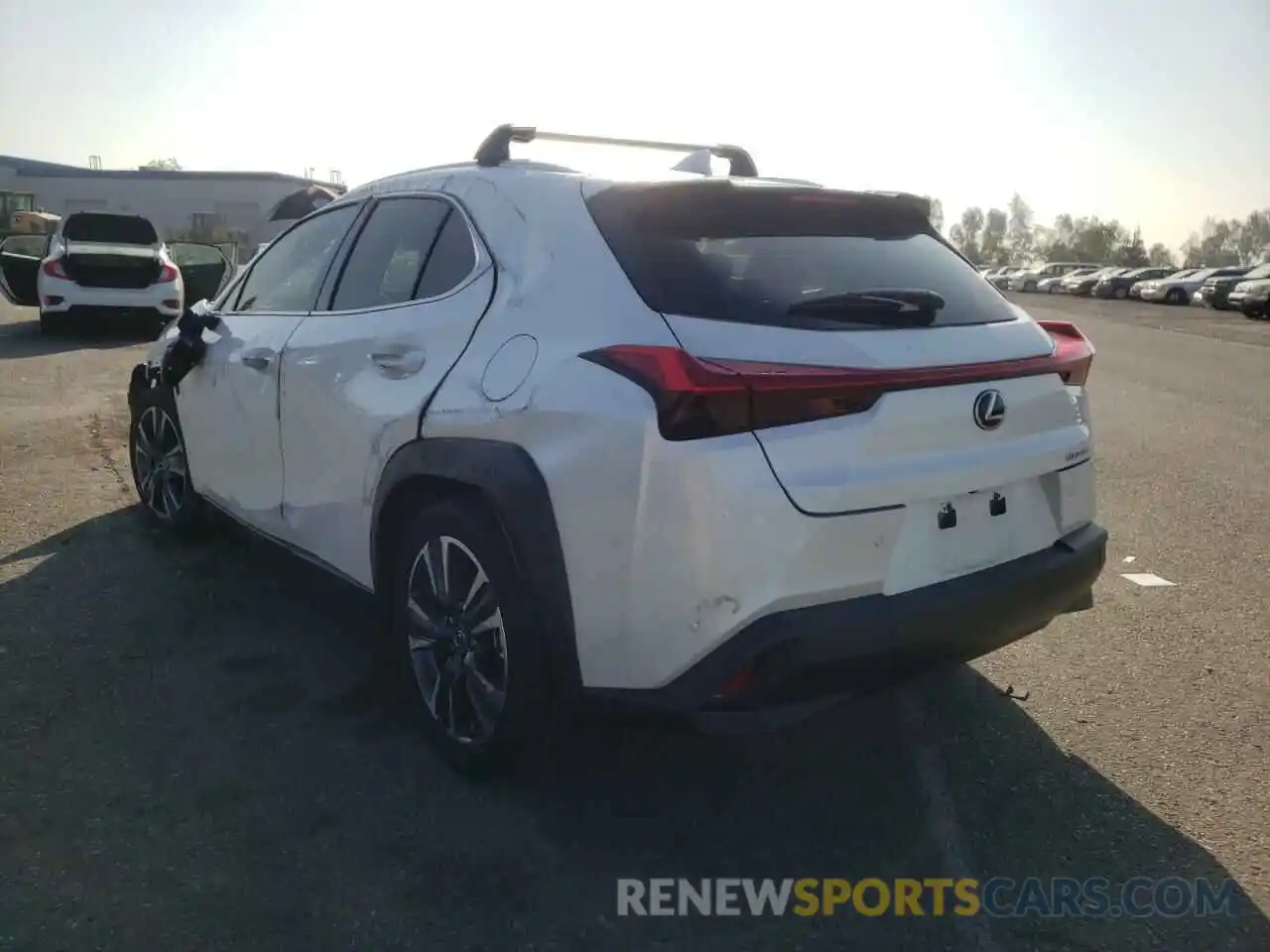 3 Photograph of a damaged car JTHX3JBH6N2046148 LEXUS UX 200 BAS 2022