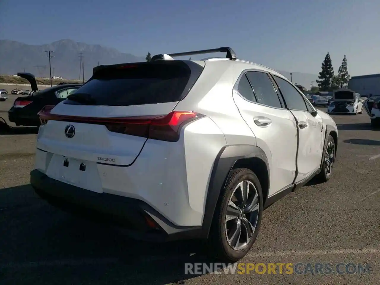 4 Photograph of a damaged car JTHX3JBH6N2046148 LEXUS UX 200 BAS 2022