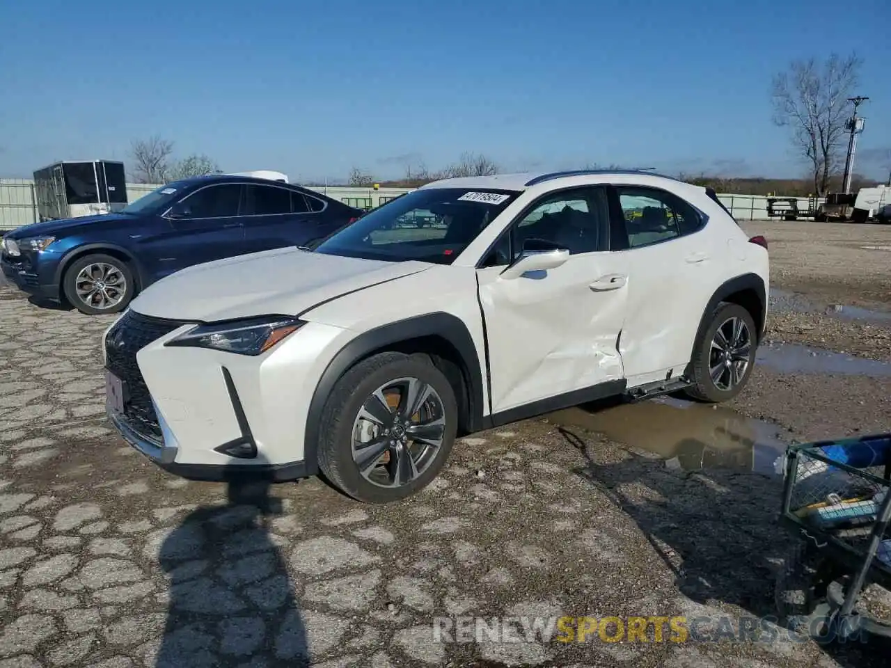 1 Photograph of a damaged car JTHX3JBH6N2048210 LEXUS UX 200 BAS 2022